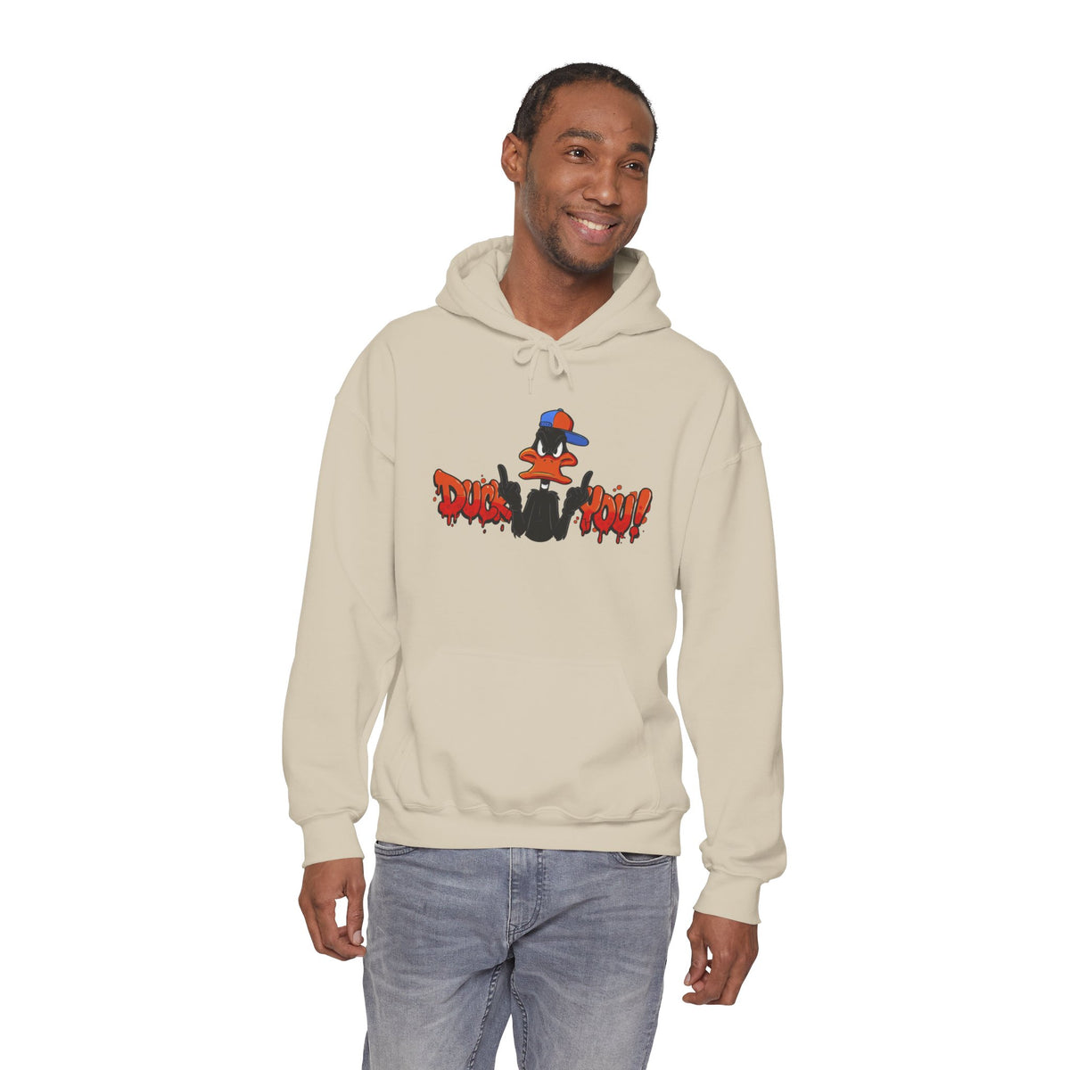 Unisex Duck You Hooded Sweatshirt
