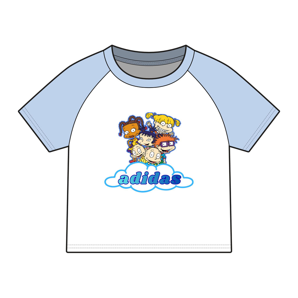 Micro Rib Raglan Baby Tee