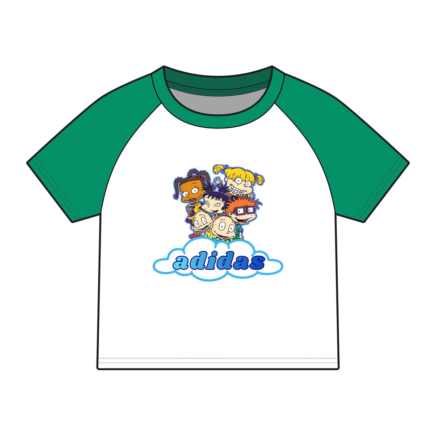 Micro Rib Raglan Baby Tee