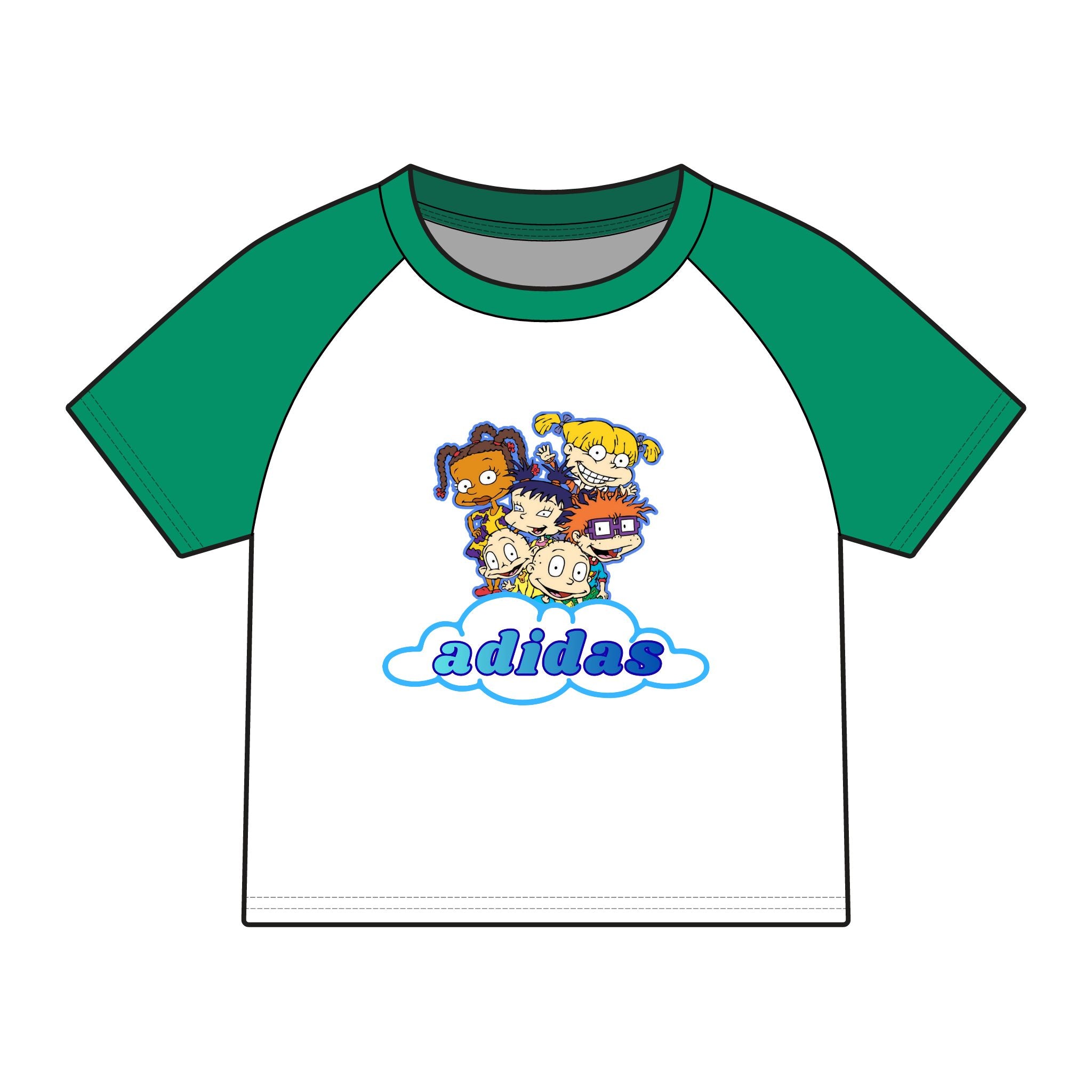 Micro Rib Raglan Baby Tee
