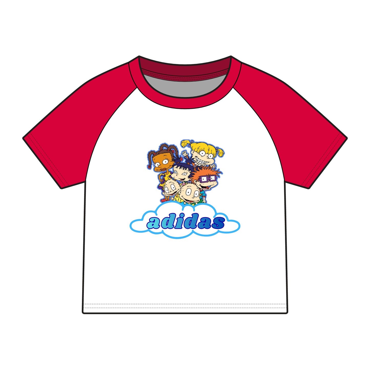 Micro Rib Raglan Baby Tee