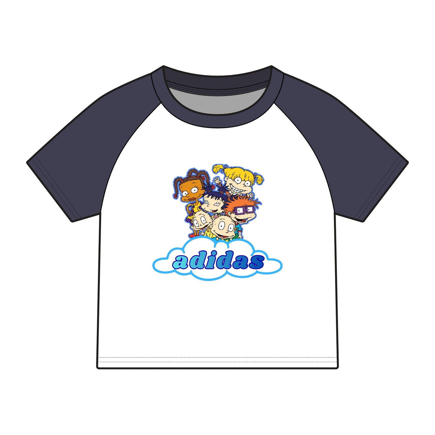 Micro Rib Raglan Baby Tee