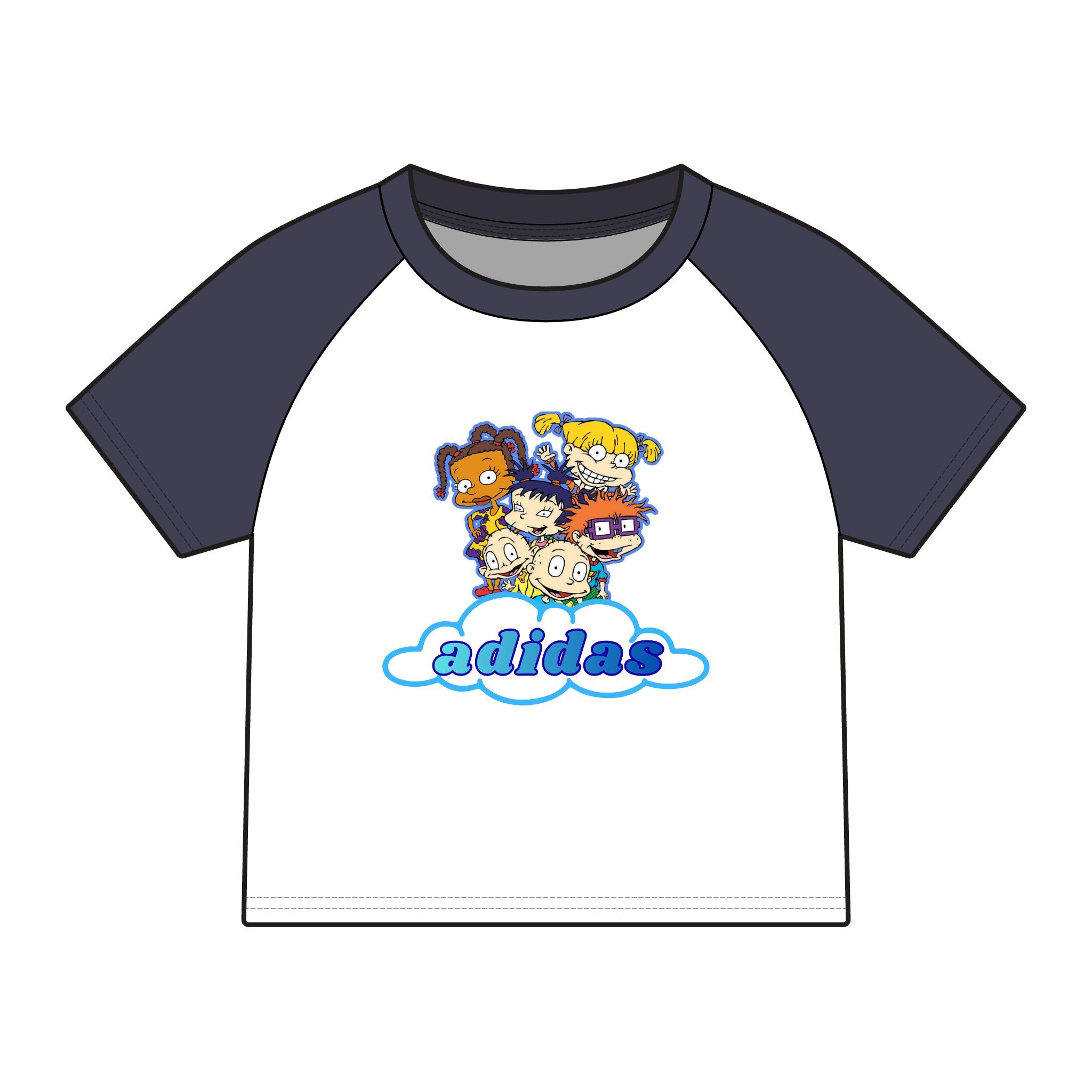 Micro Rib Raglan Baby Tee