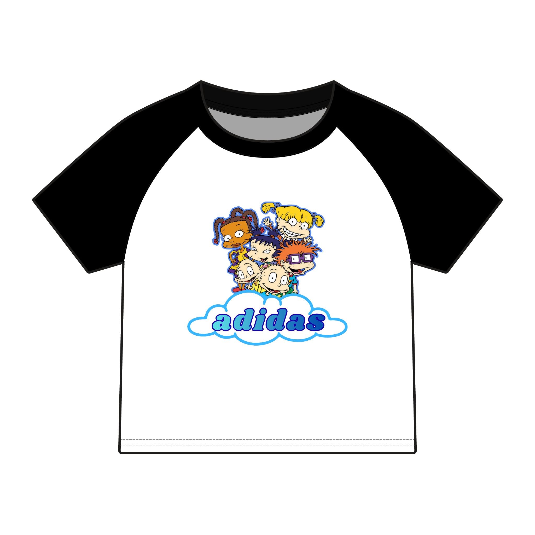 Micro Rib Raglan Baby Tee
