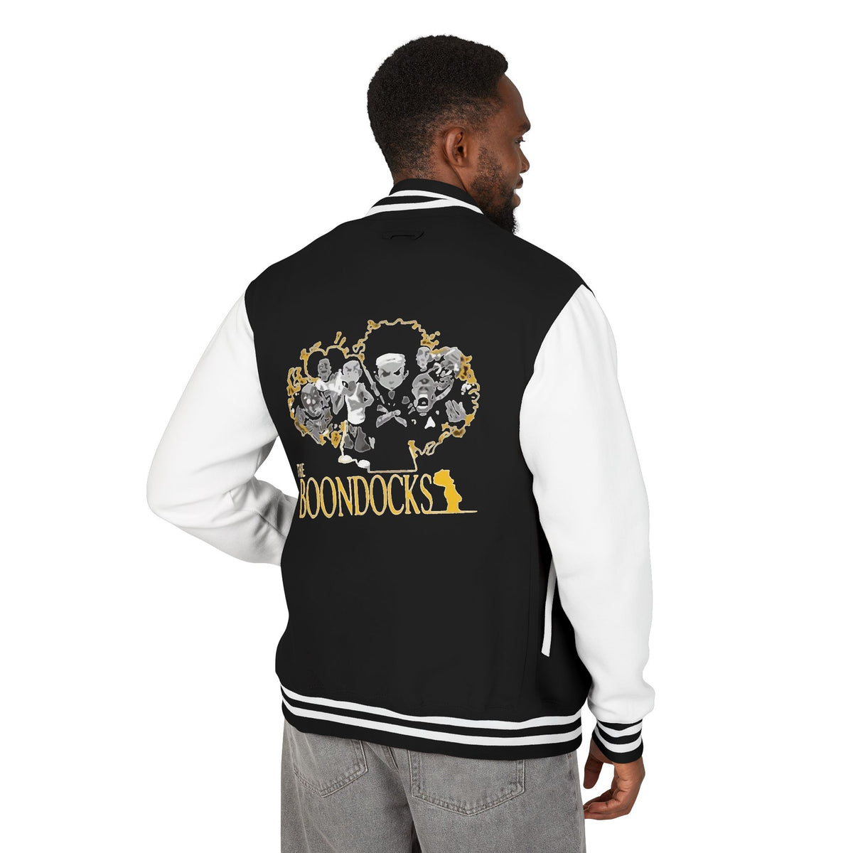 Unisex The Boondocks Heavyweight Letterman Jacket