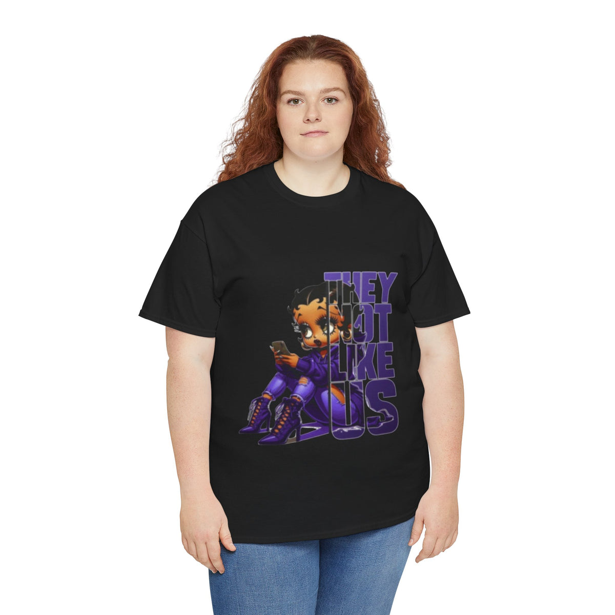 Betty Boop they not like us Tee