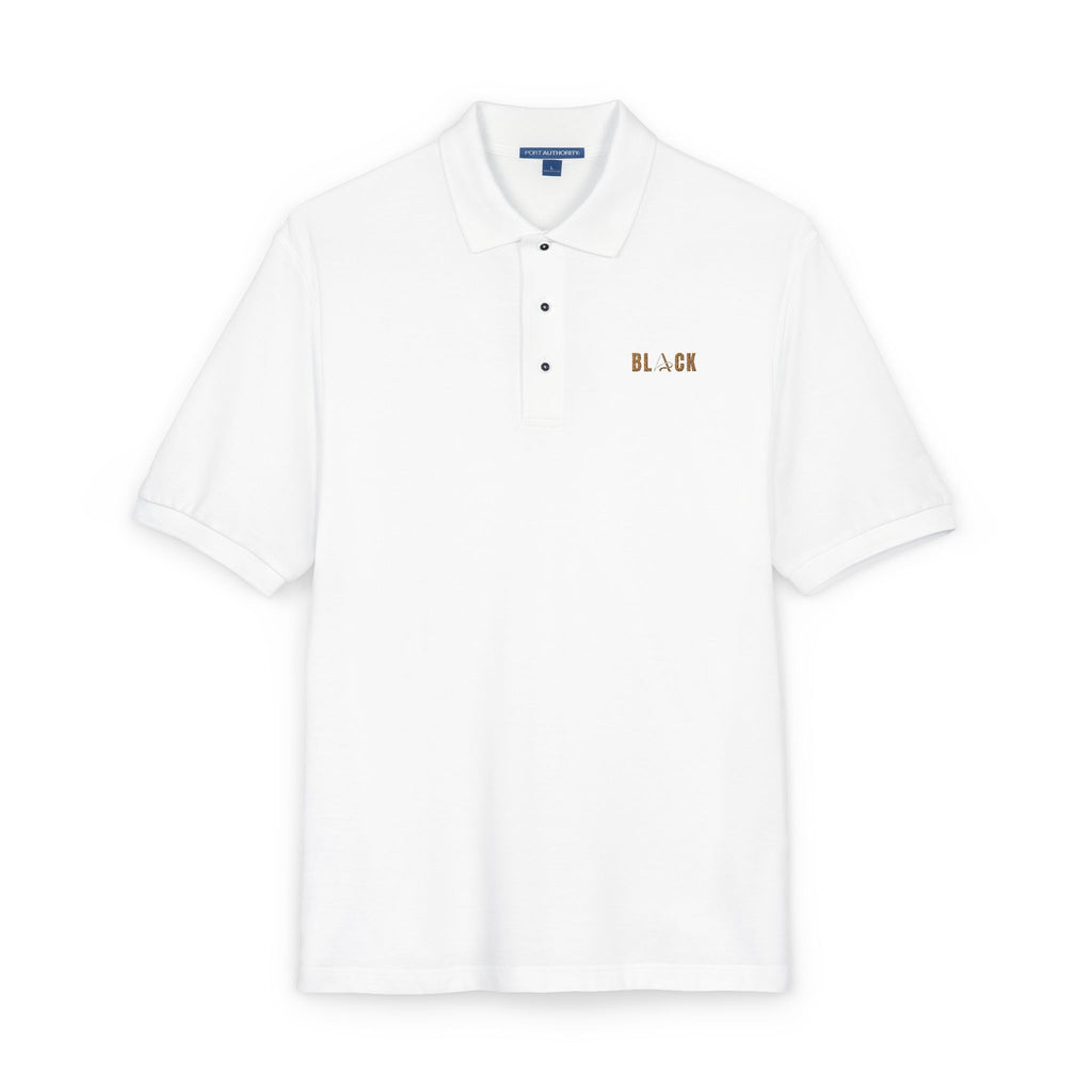 Unisex Black Polo Shirt (Embroidery)