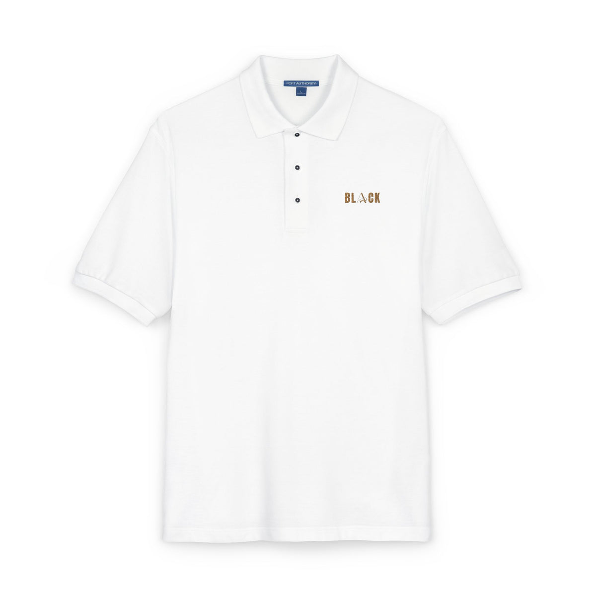 Unisex Black Polo Shirt (Embroidery)