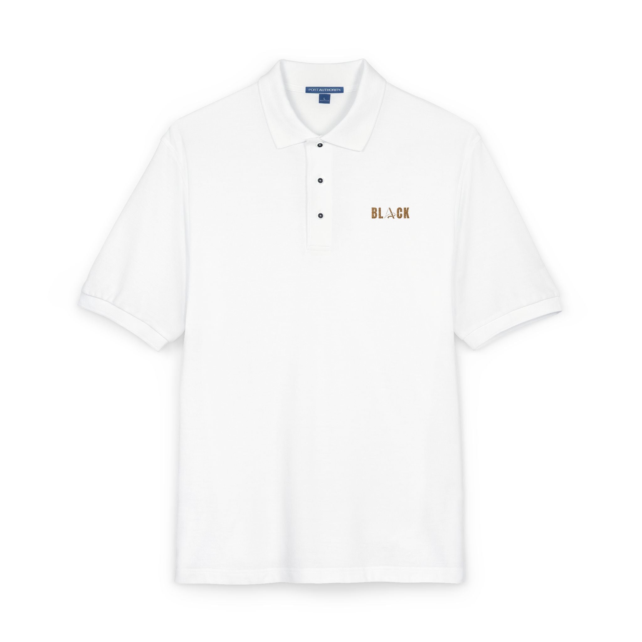 Unisex Black Polo Shirt (Embroidery)