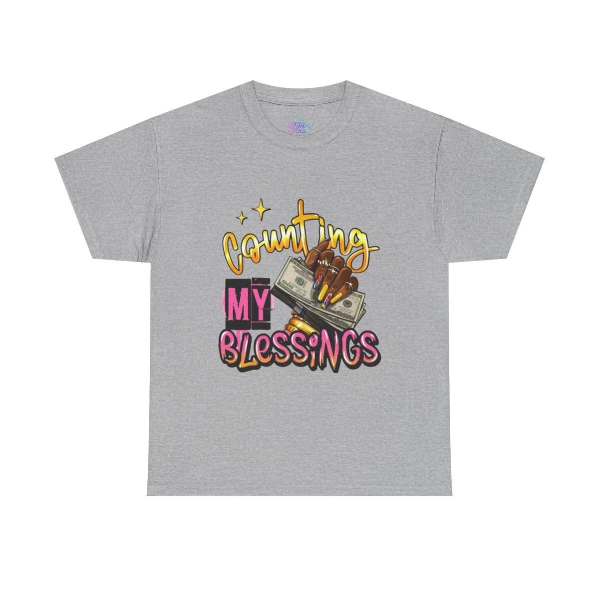 Counting my blessings Heavy Cotton Tee