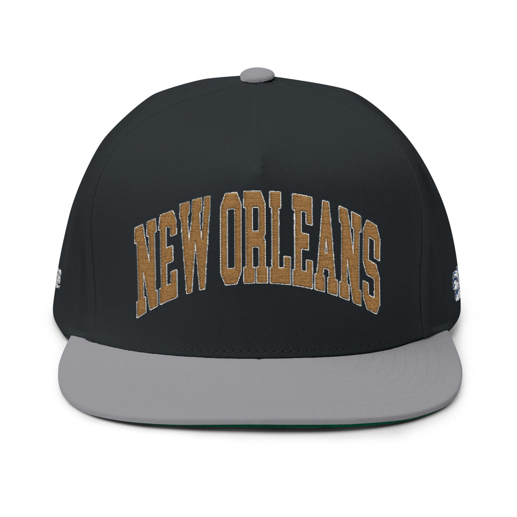 New Orleans  Flat Bill Cap (Embroidery)