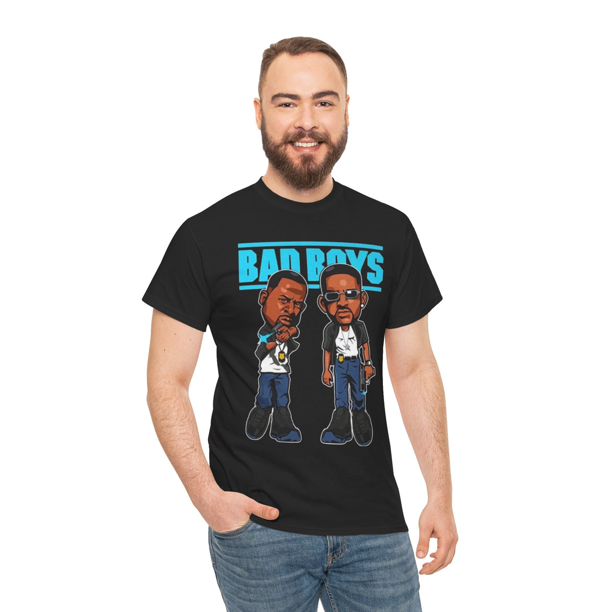 Unisex Bad Boys Heavy Cotton Tee