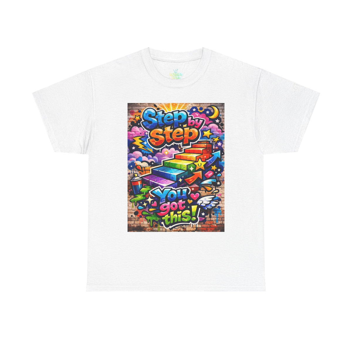 step by step Heavy Cotton Tee