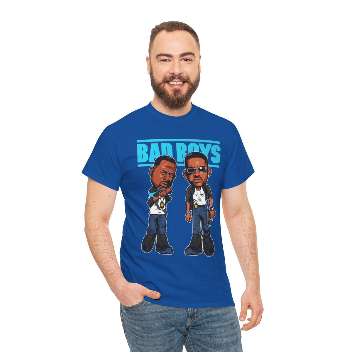 Unisex Bad Boys Heavy Cotton Tee