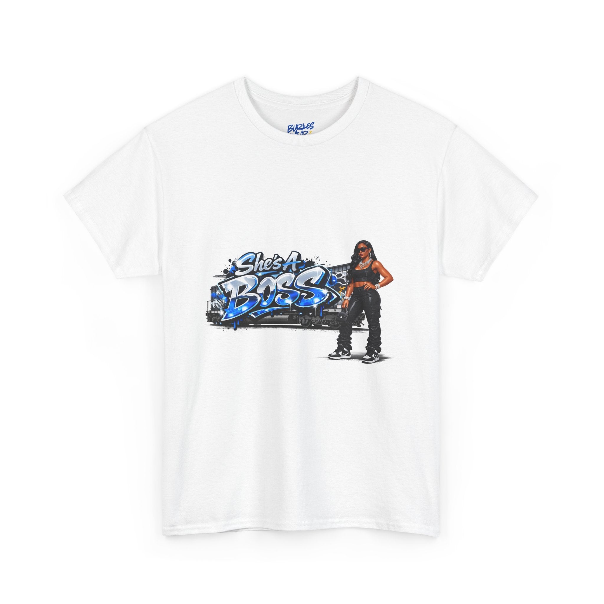 She’s a boss Heavy Cotton Tee