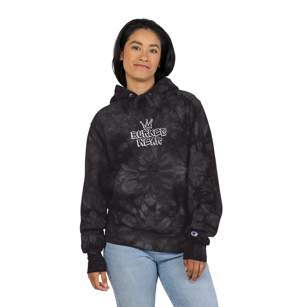Unisex Burkes Tie-Dye Hoodie (Embroidery)