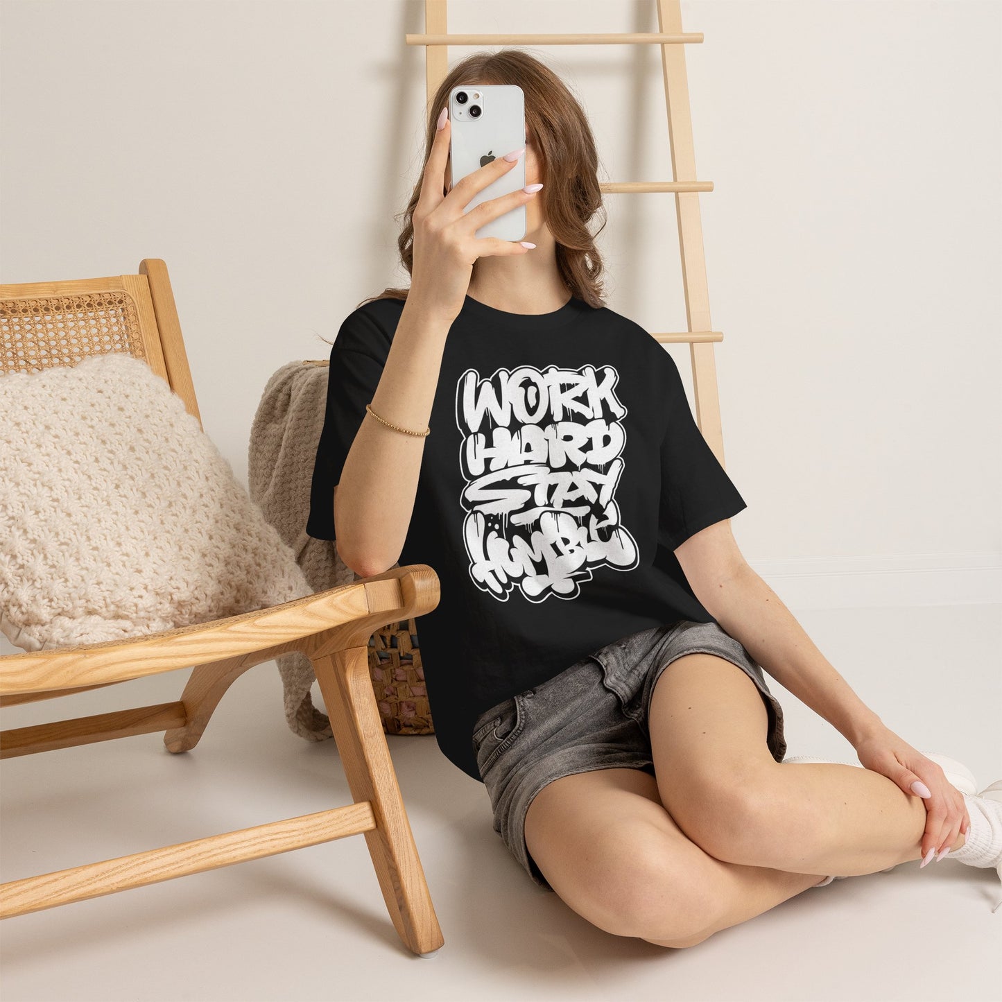 Unisex work hard stay humble Cotton Tee
