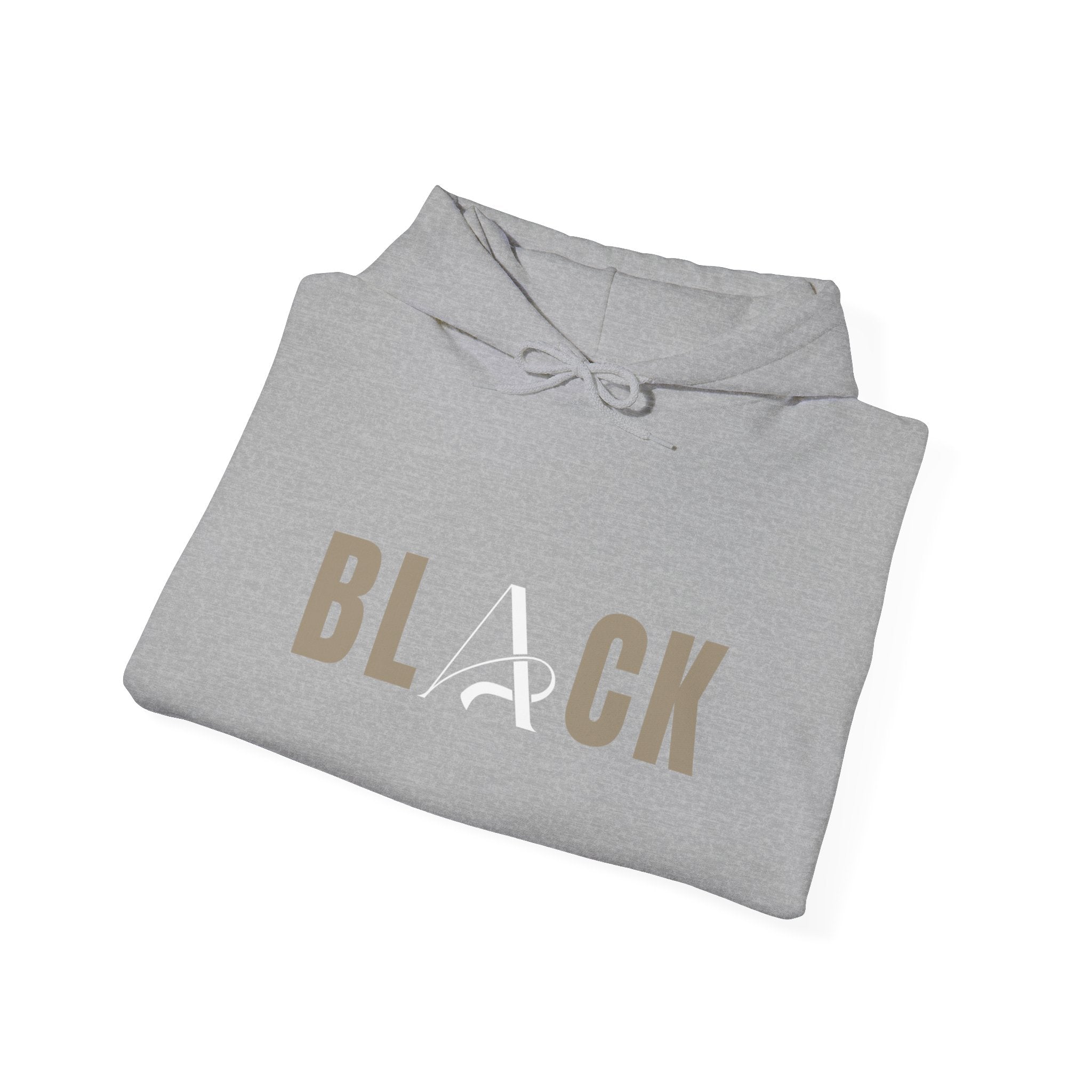 Unisex Black Hooded Sweatshirt