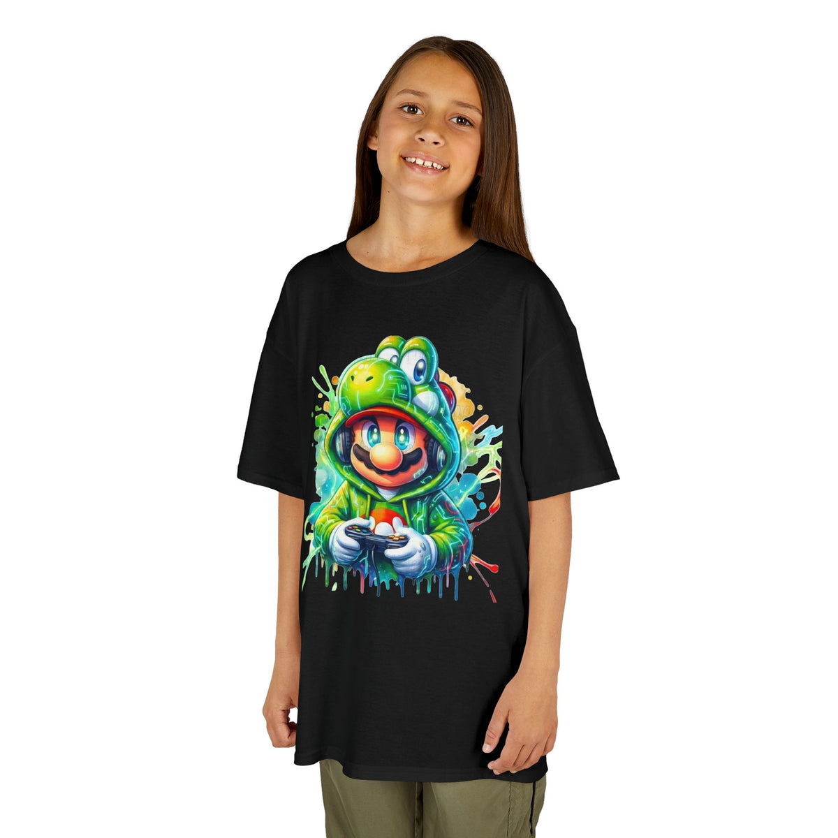 Kids unisex Mario Cotton Tee