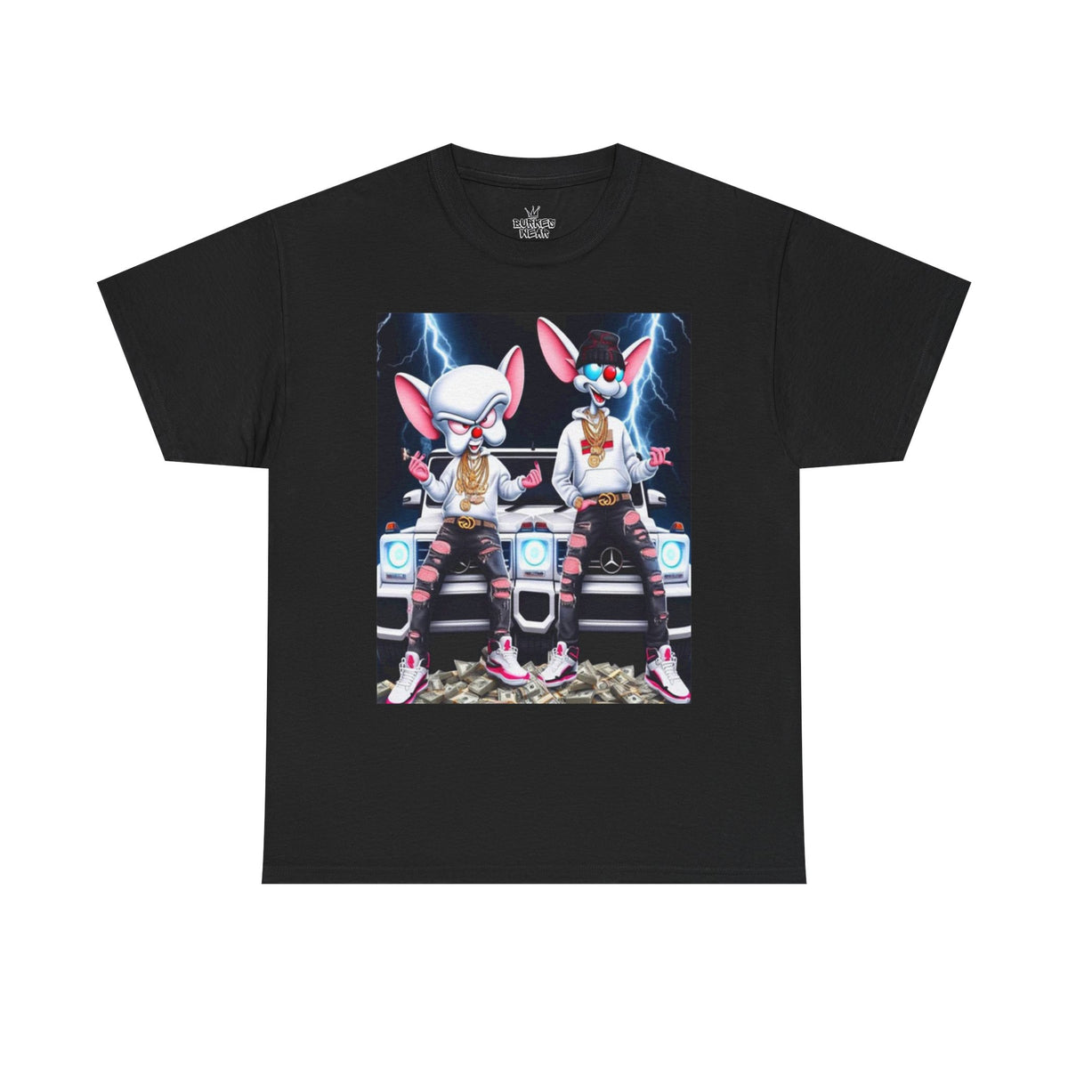 Unisex pinky and the brain Heavy Cotton Tee