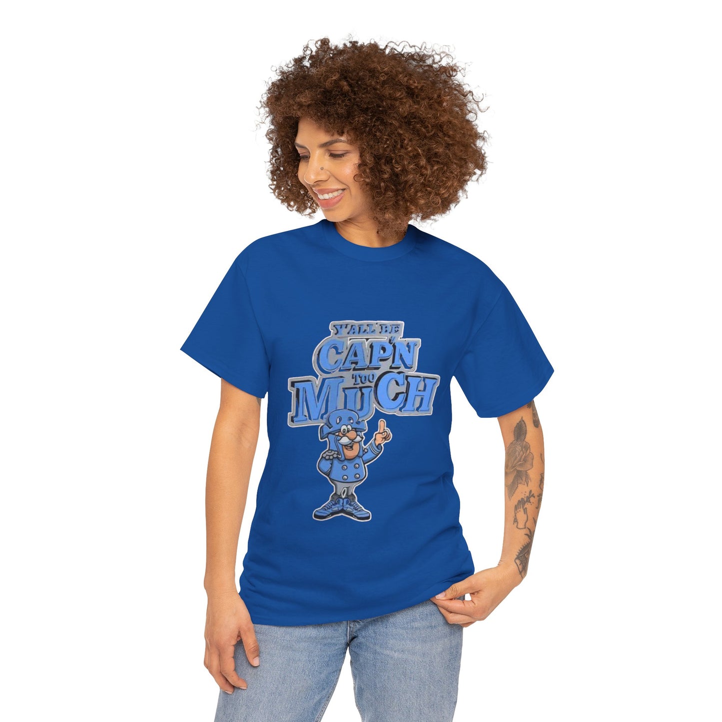 Unisex capn much Cotton Tee