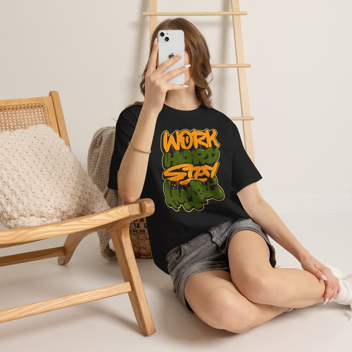 Unisex work hard stay humble Cotton Tee