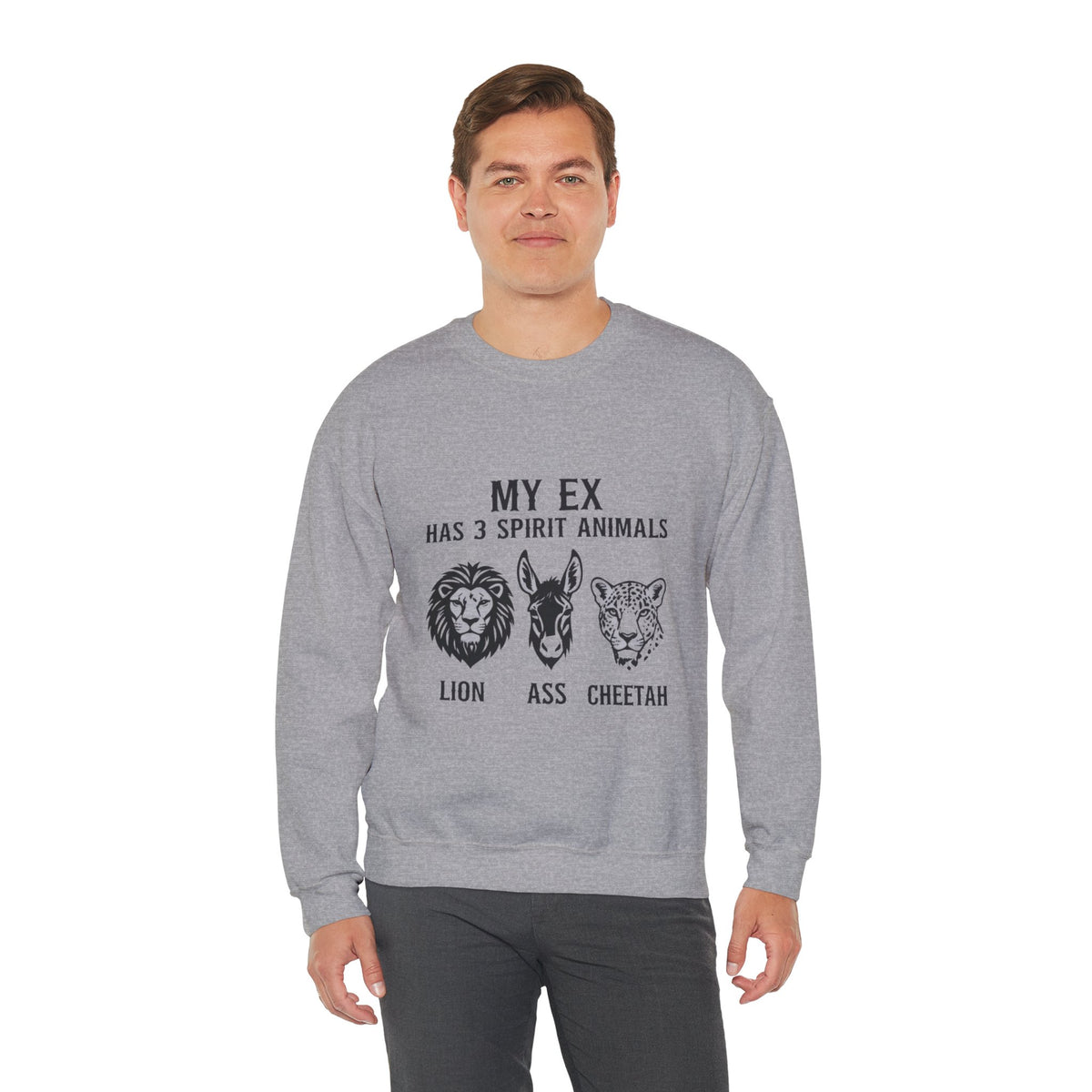 Unisex My Ex has 3 animal spirit Sweatshirt