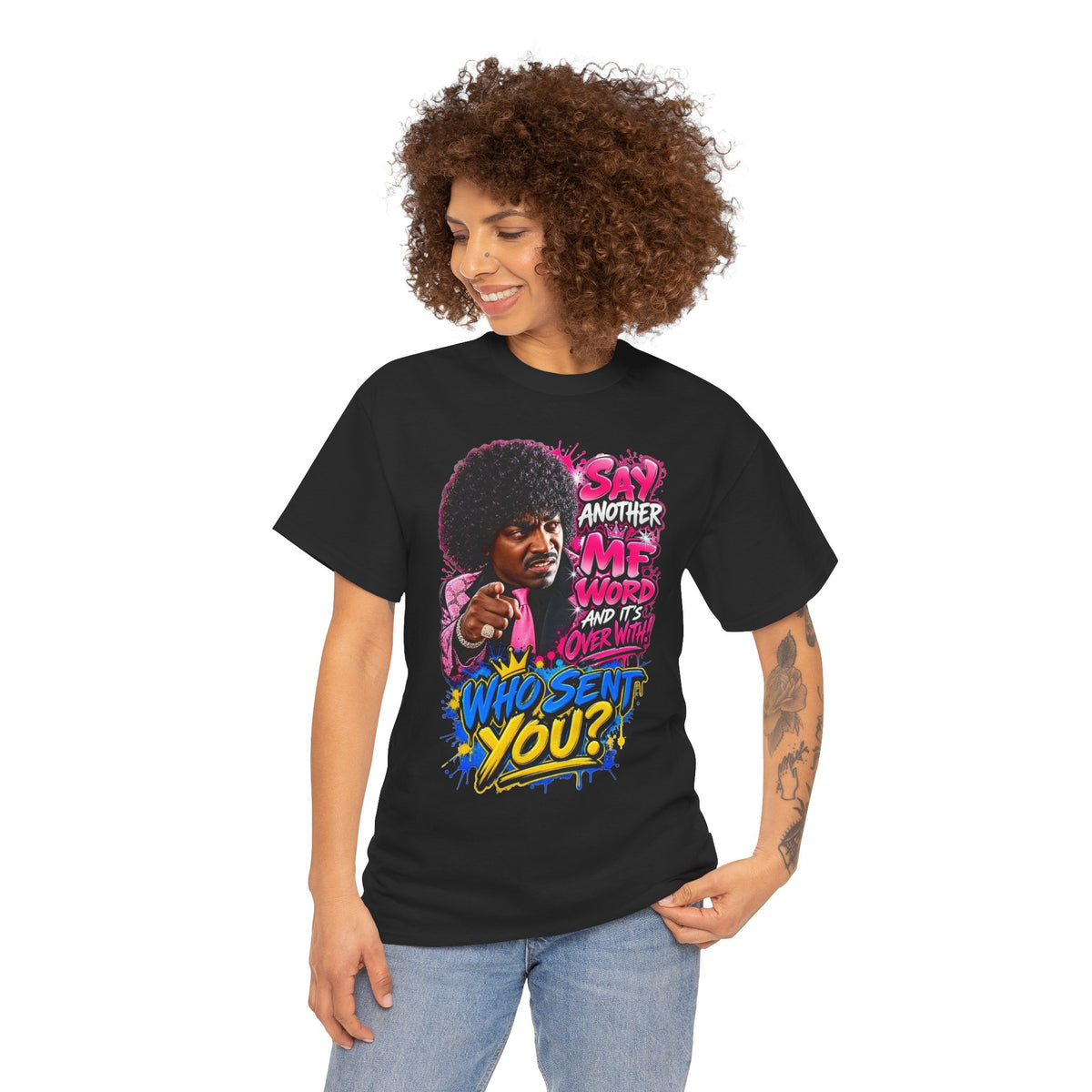 Unisex say another MF Cotton Tee