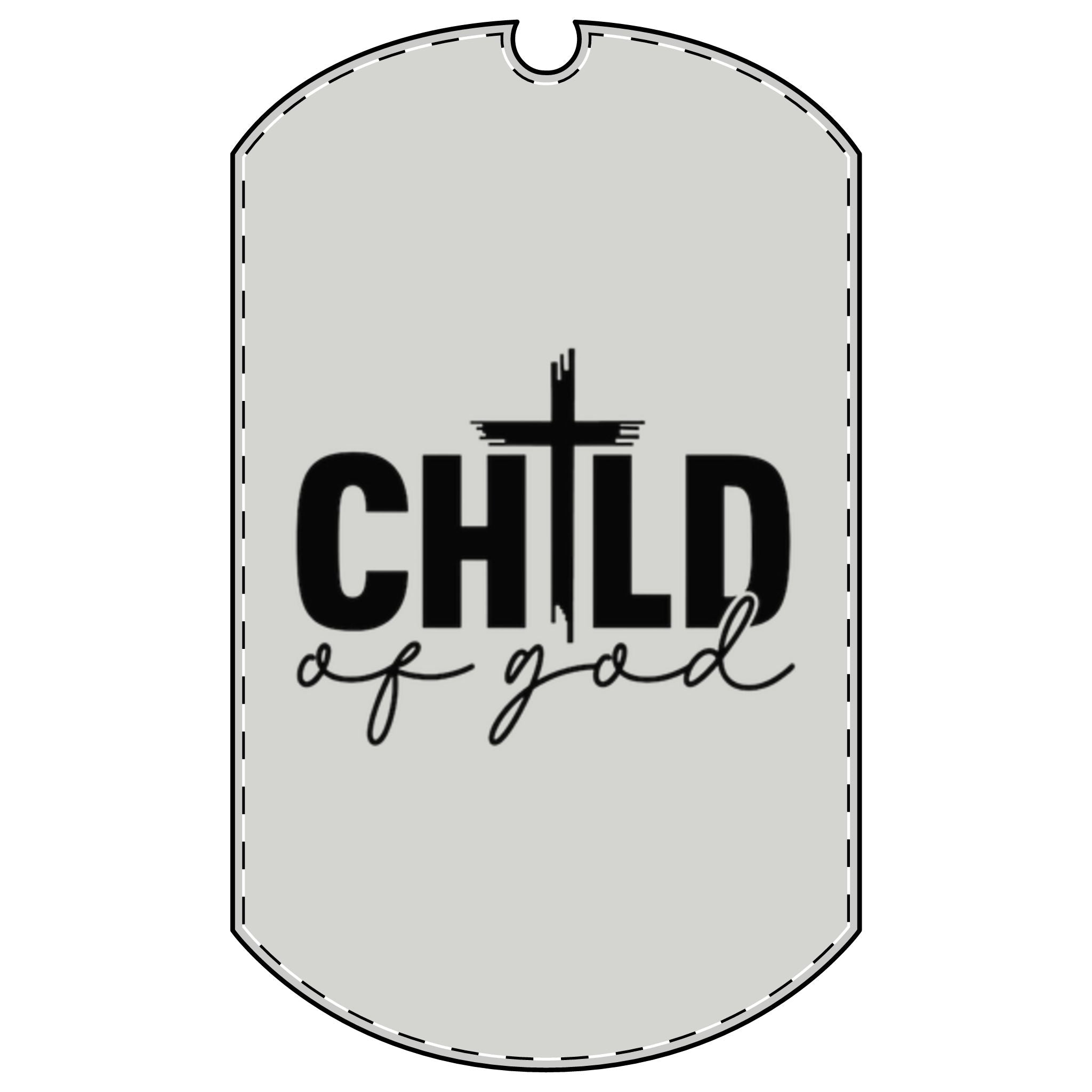 Child of God Tag with Chain