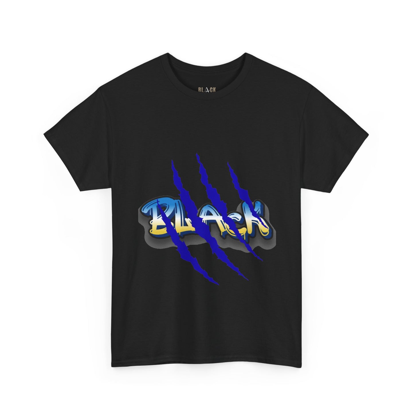 Unisex Black Cotton Tee