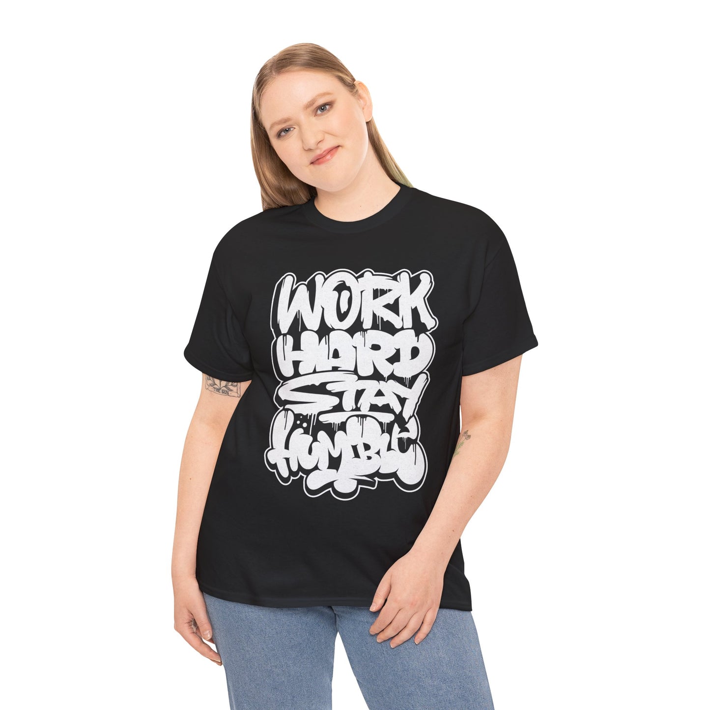 Unisex work hard stay humble Cotton Tee