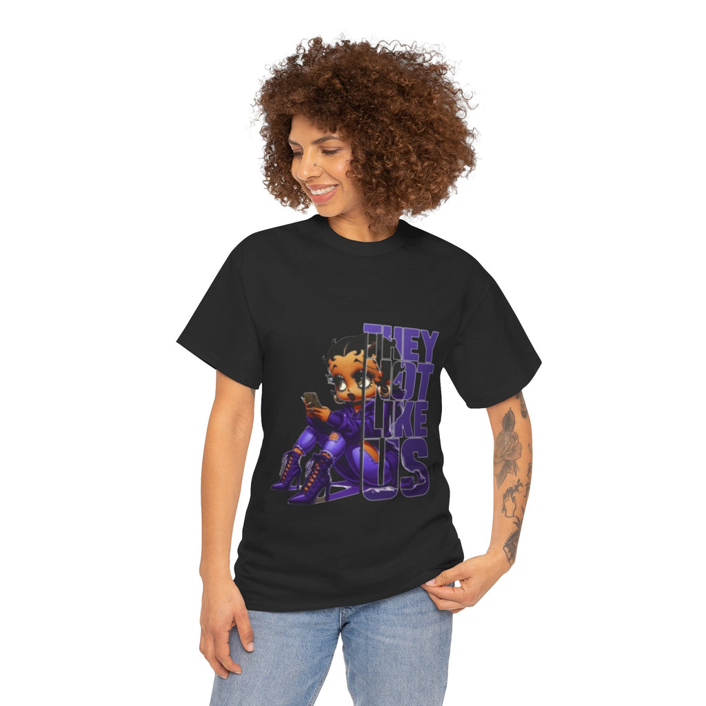 Betty Boop they not like us Tee