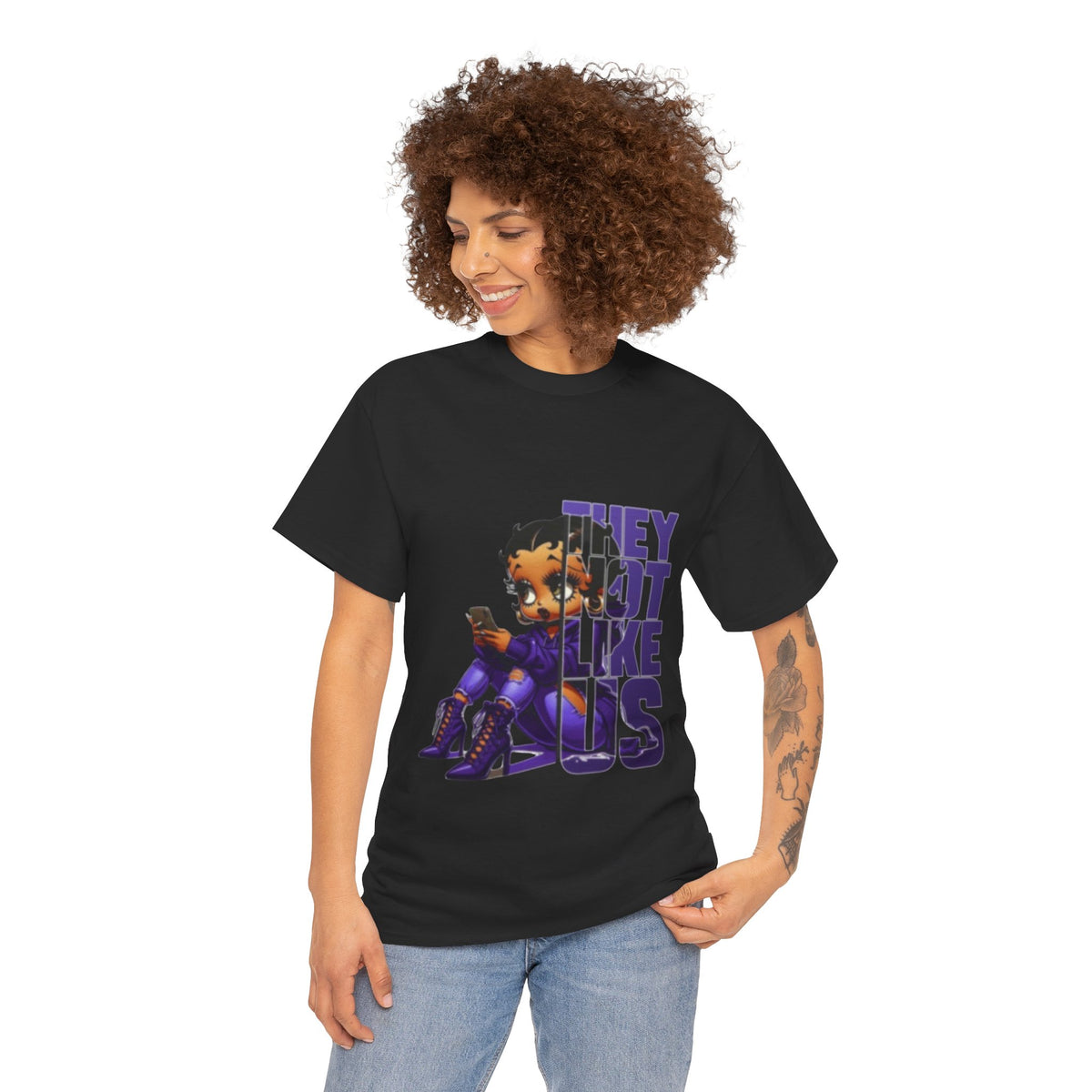 Betty Boop they not like us Tee