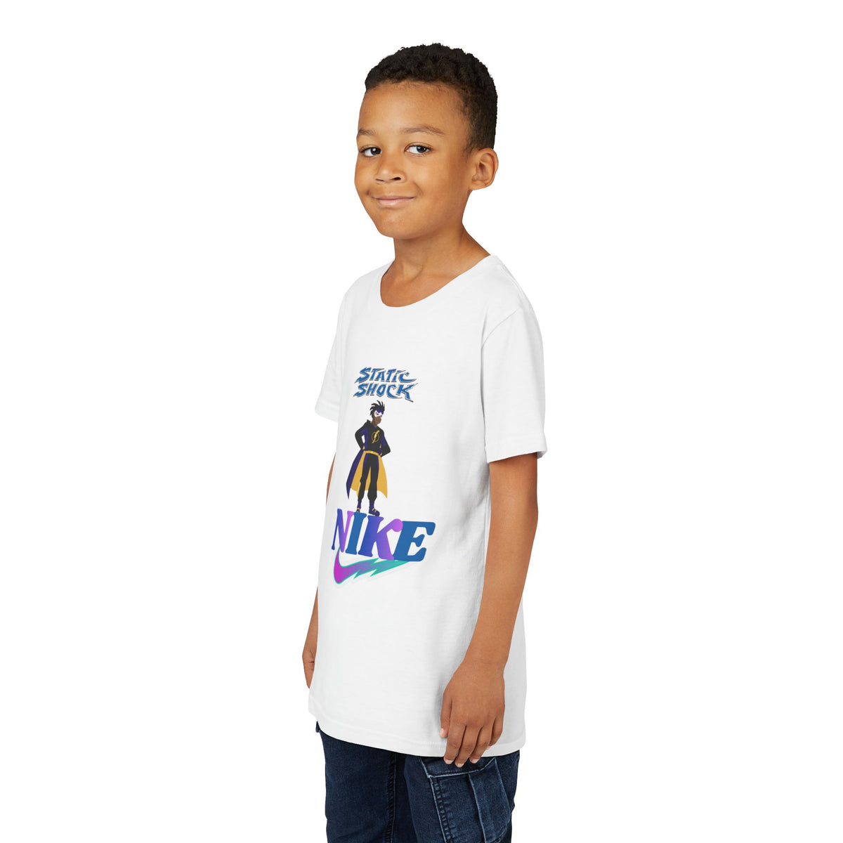 Unisex Youth static shock Tee