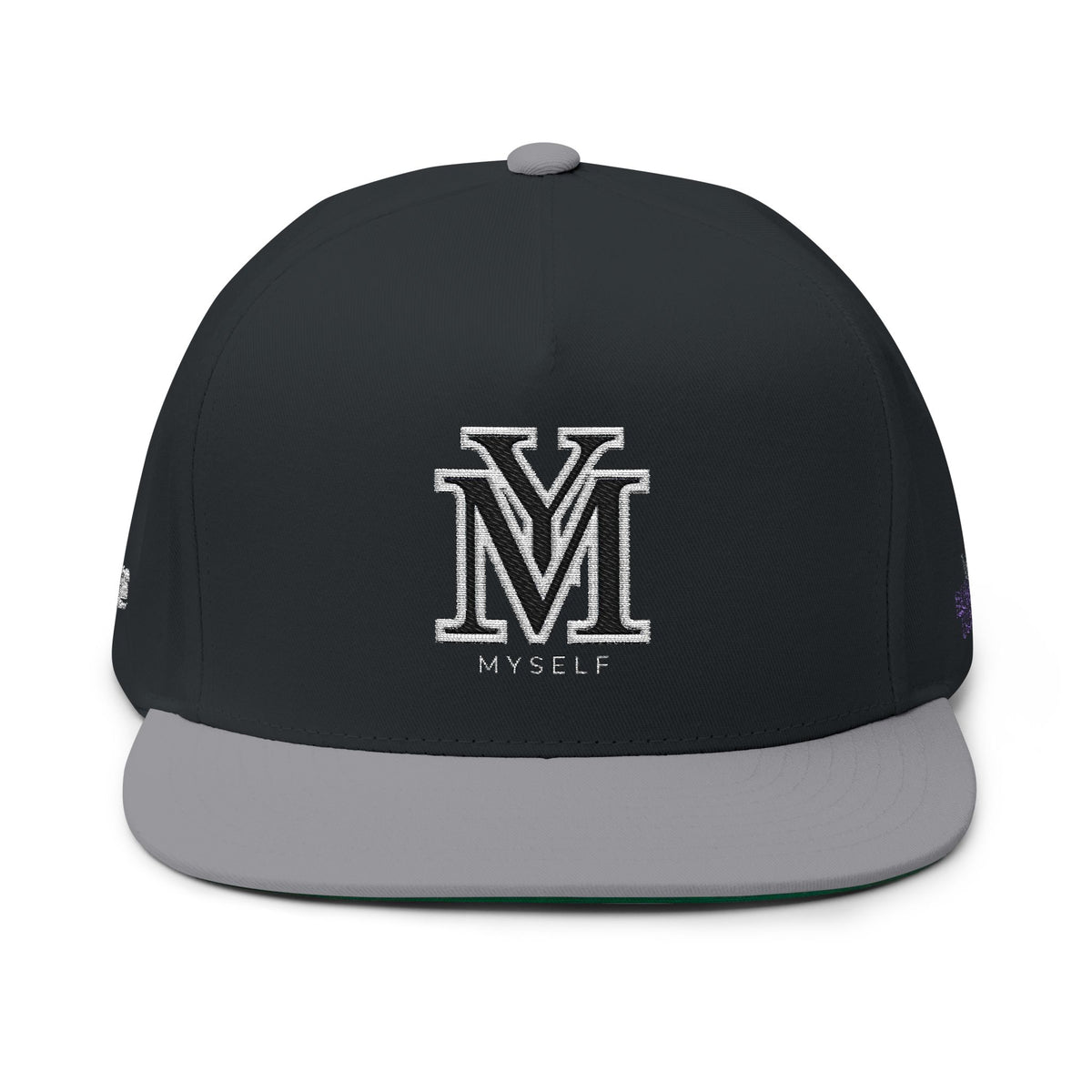 Myself Flat Bill Cap (Embroidery)