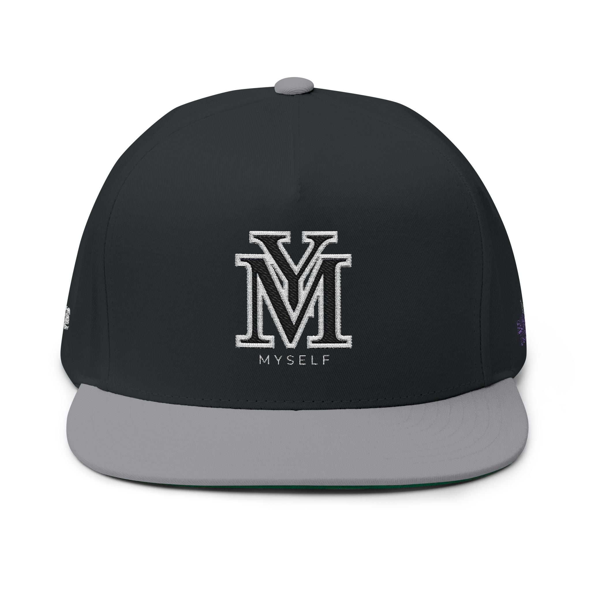 Myself Flat Bill Cap (Embroidery)