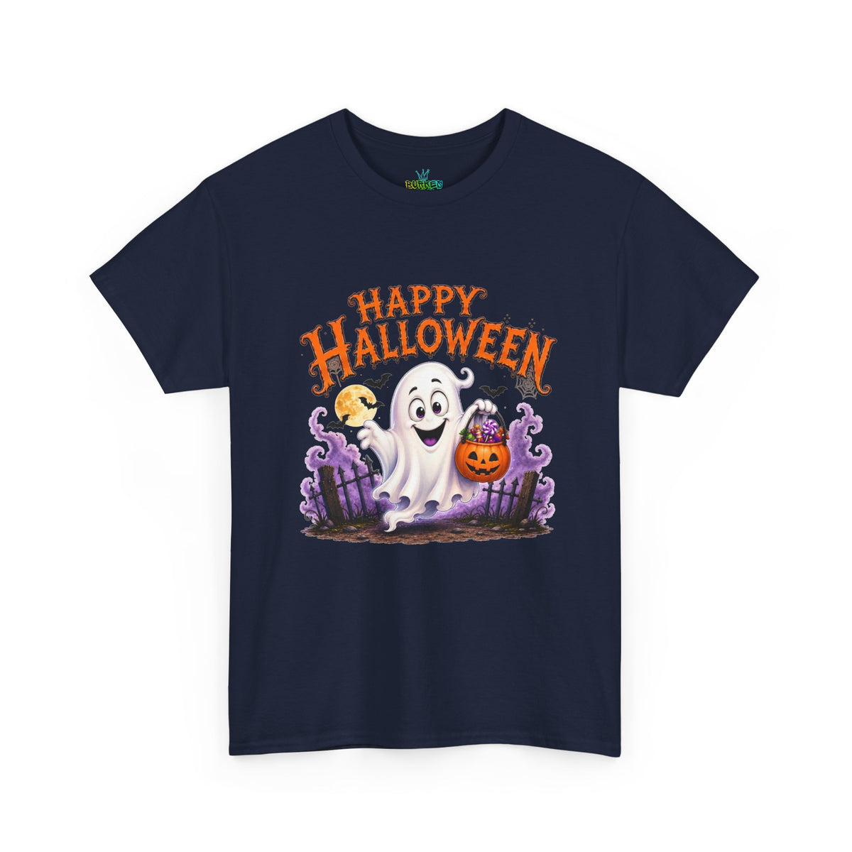 26 Unisex Happy Ghost Cotton Tee