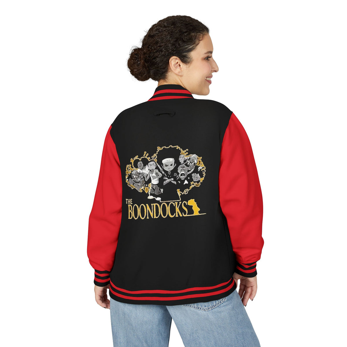 Unisex The Boondocks Heavyweight Letterman Jacket