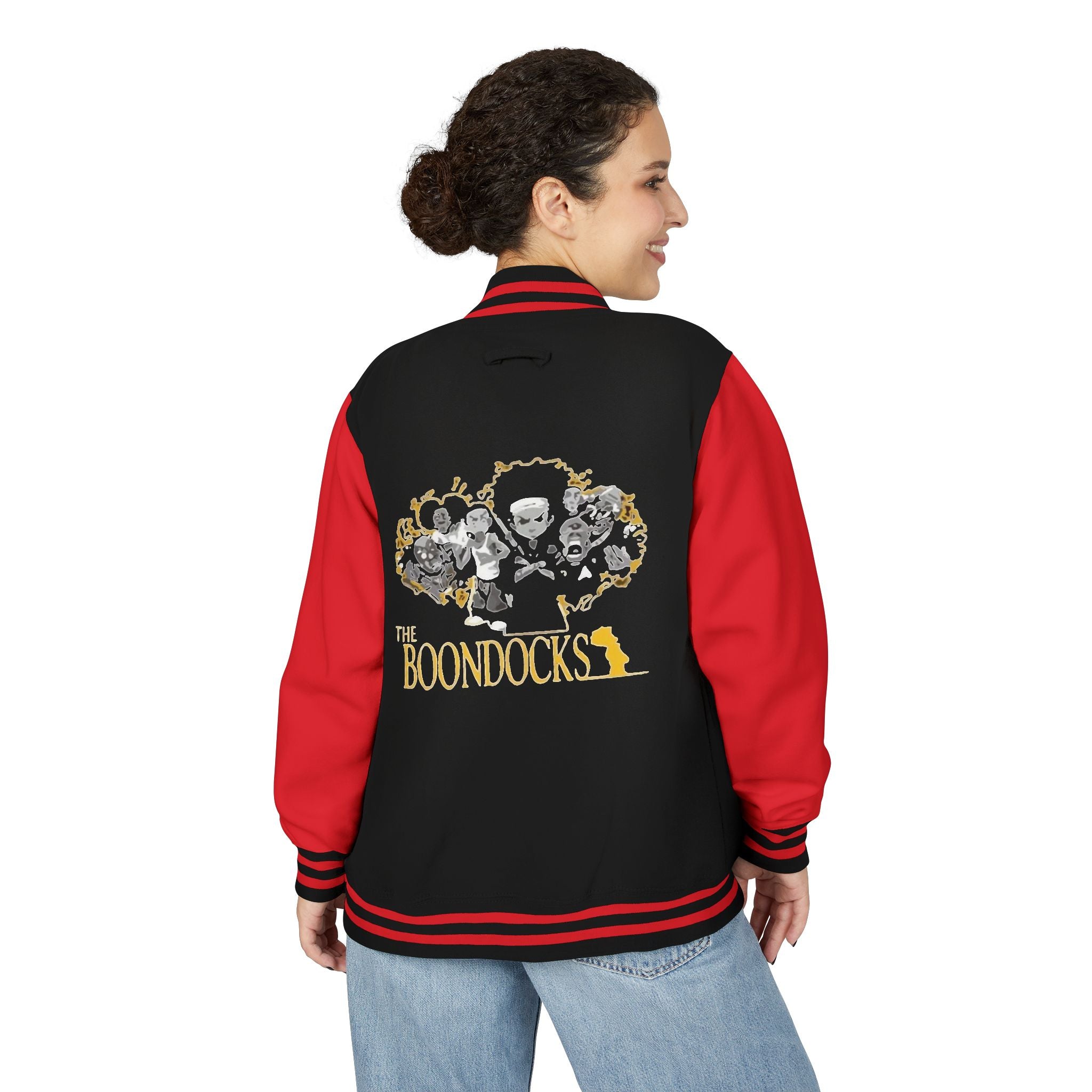 Unisex The Boondocks Heavyweight Letterman Jacket