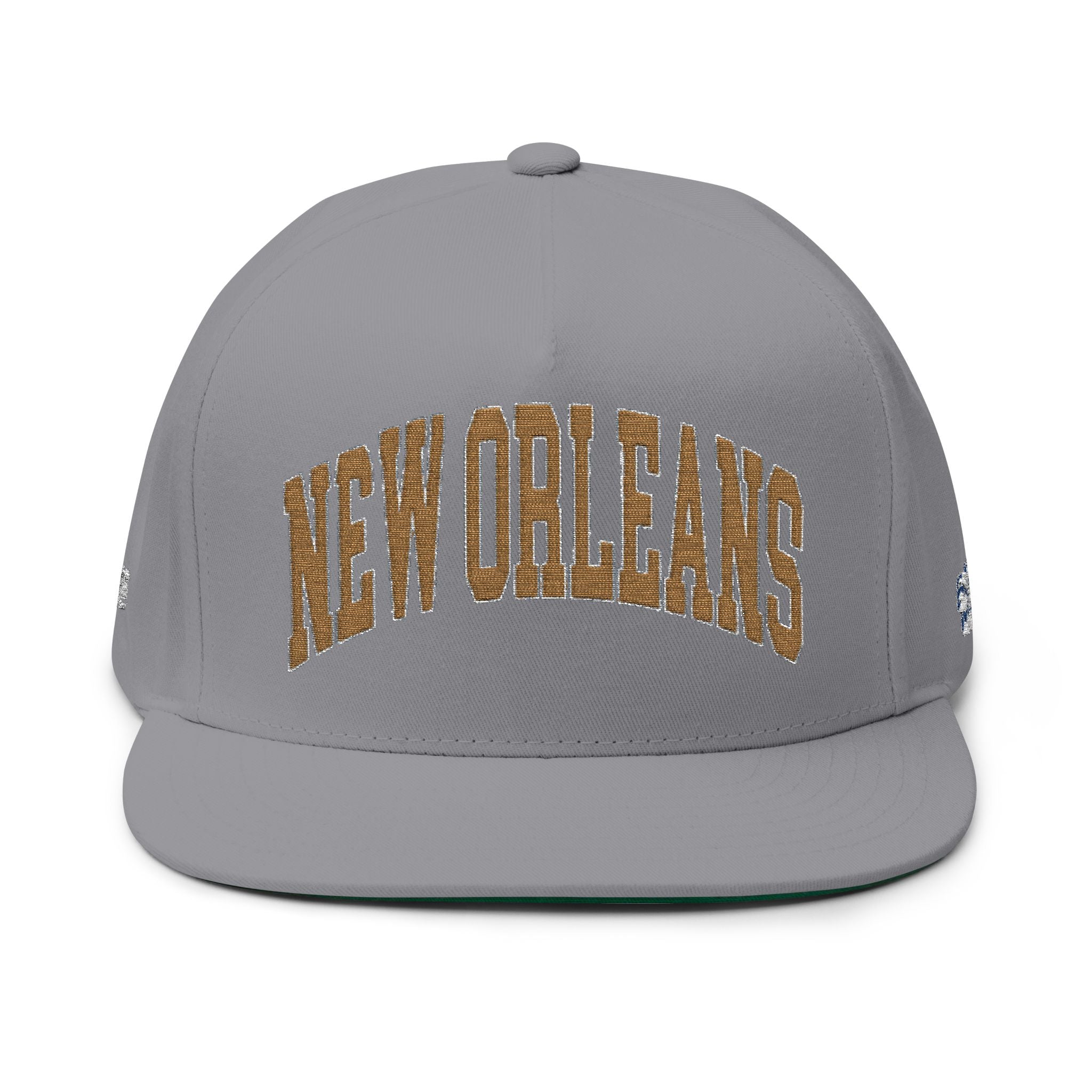 New Orleans  Flat Bill Cap (Embroidery)