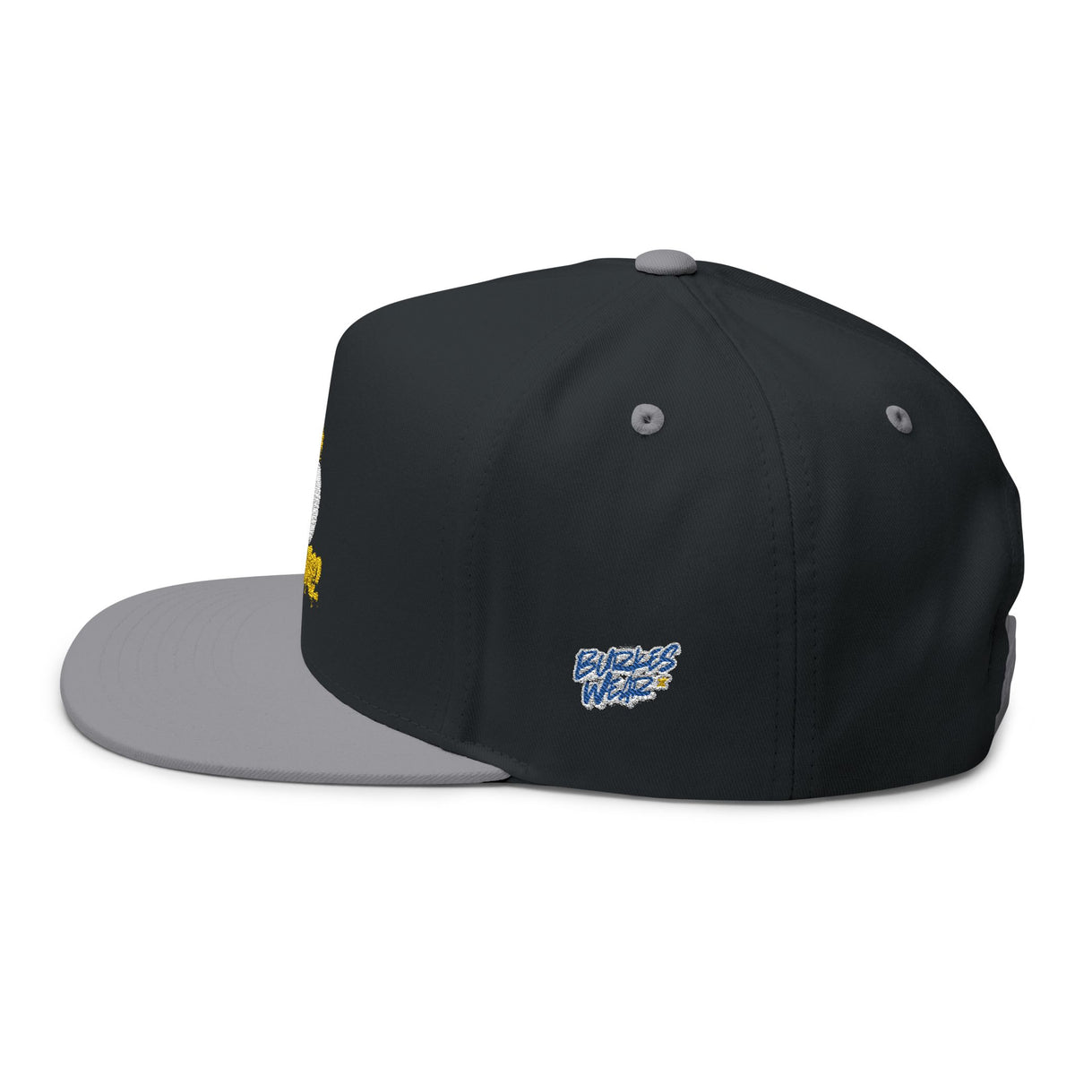 Who me Flat Bill Cap (Embroidery)