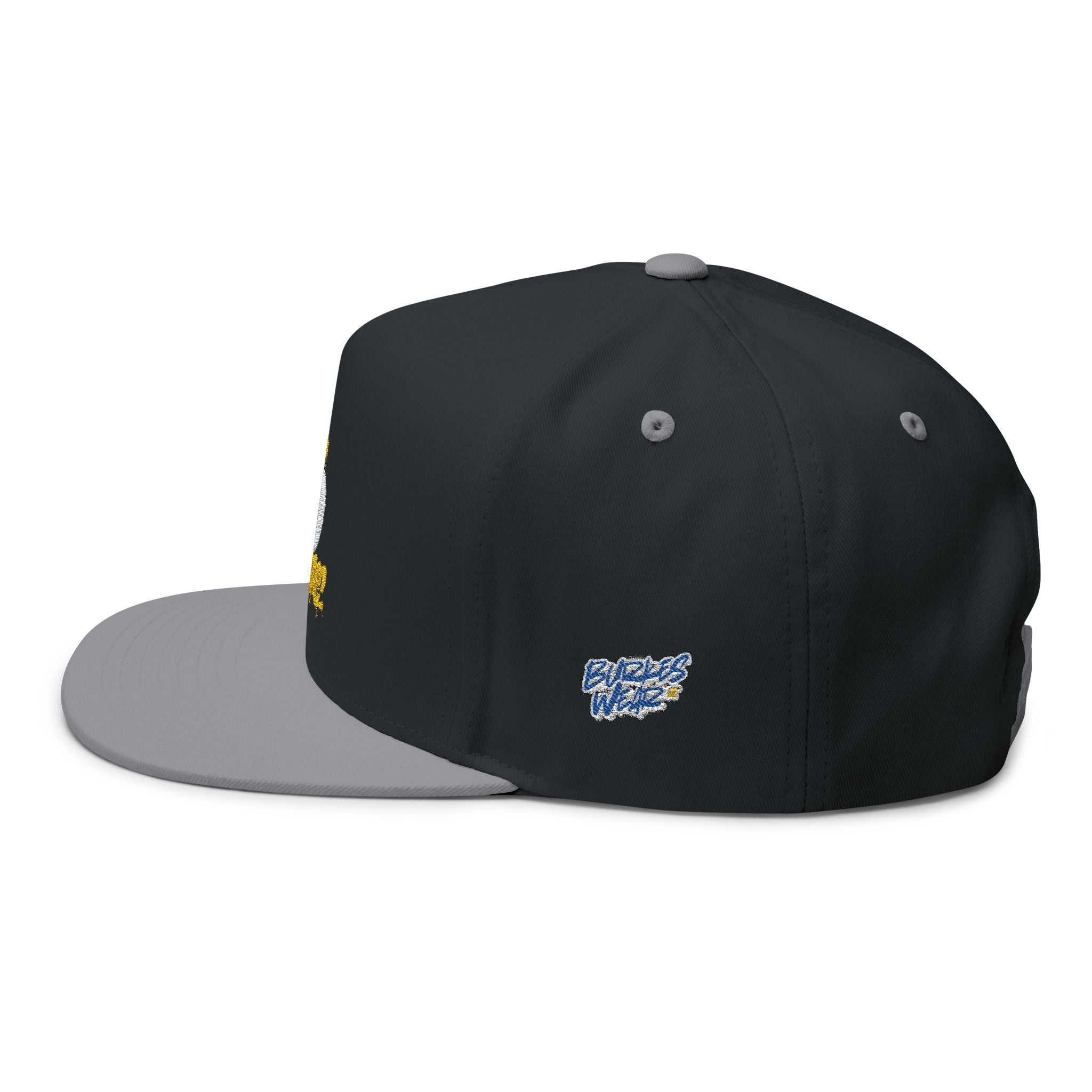 Who me Flat Bill Cap (Embroidery)