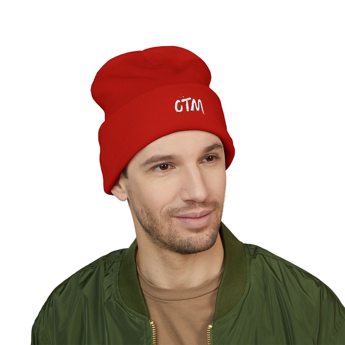 OTM Classic Cuffed Beanie (Embroidery)