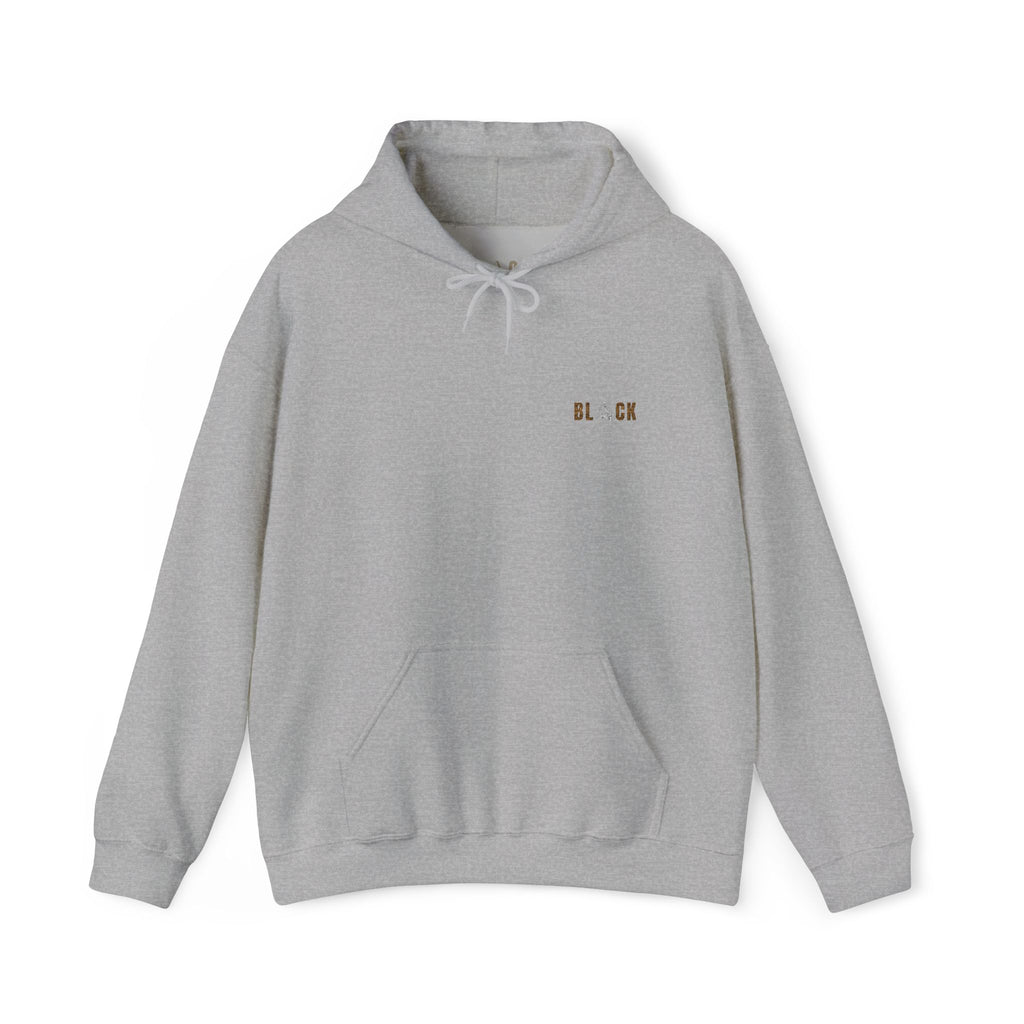Unisex Black Hooded Sweatshirt