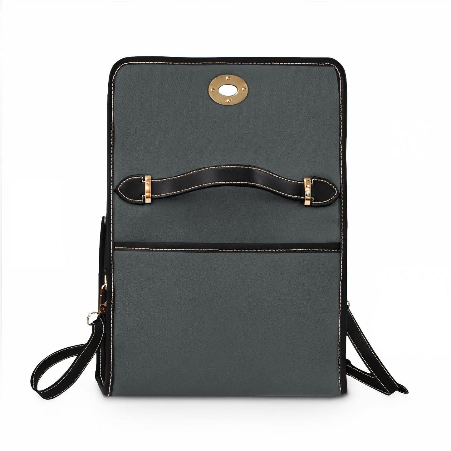 Black Waterproof Canvas Bag