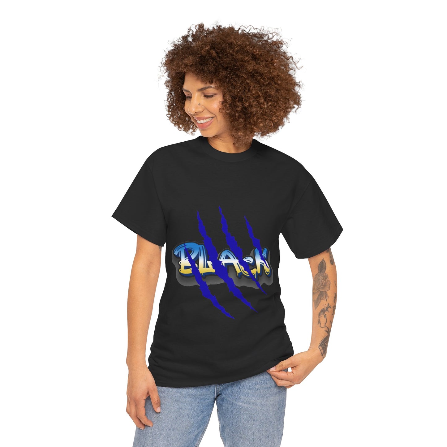 Unisex Black Cotton Tee