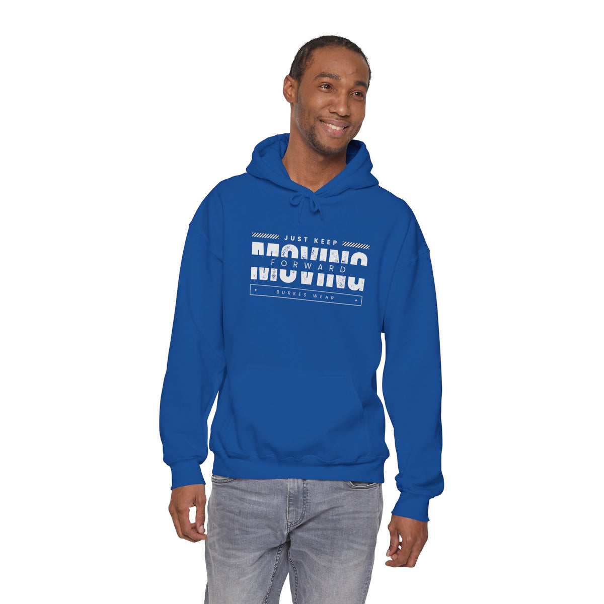 Unisex Just Keep Hooded Sweatshirt