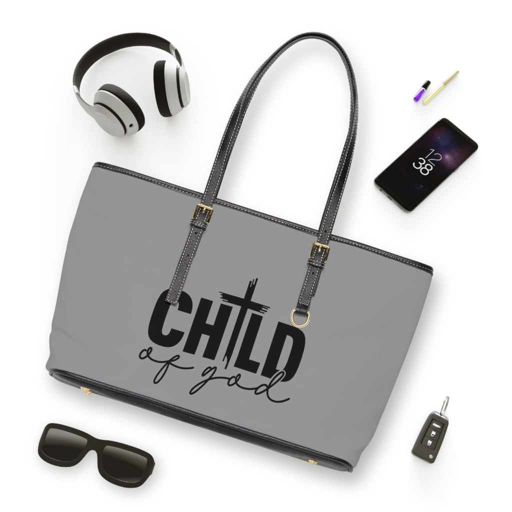 Child of god Leather Shoulder Bag