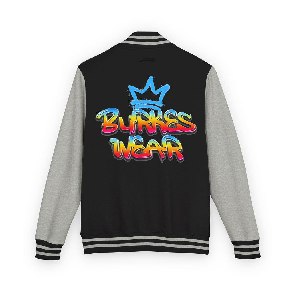 Unisex Black Letterman Jacket