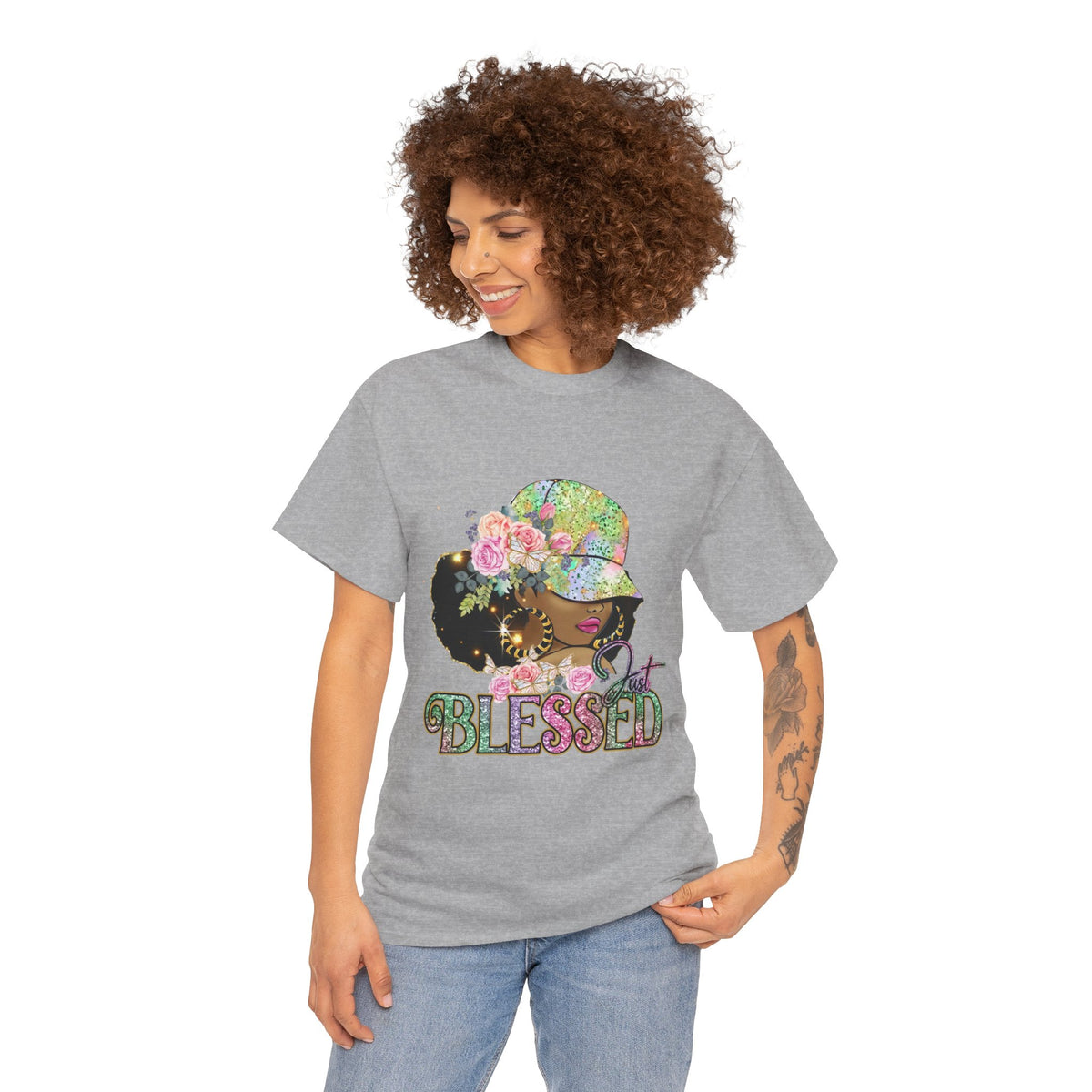 Women's Blessed Heavy Cotton Tee